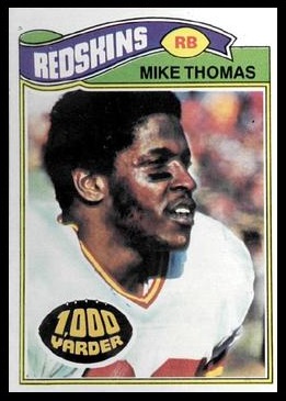 Mike Thomas 1977 Topps football card