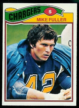 Mike Fuller 1977 Topps football card