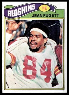 Jean Fugett 1977 Topps football card