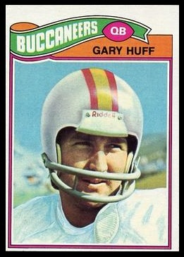 Gary Huff 1977 Topps football card