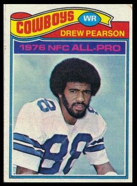 Drew Pearson 1977 Topps football card Drew Pearson 1977 Topps football card