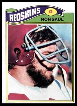 Ron Saul 1977 Topps football card