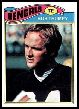 Bob Trumpy 1977 Topps football card