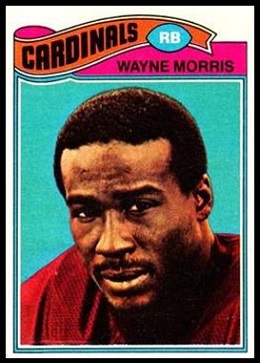 Wayne Morris 1977 Topps football card