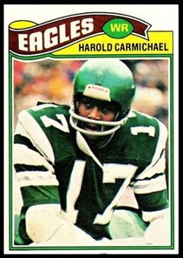 Harold Carmichael 1977 Topps football card