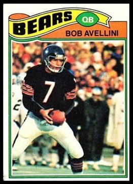 Bob Avellini 1977 Topps football card