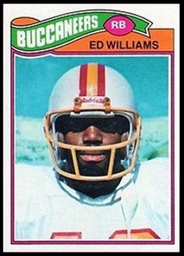 Ed Williams 1977 Topps football card Ed Williams 1977 Topps football card