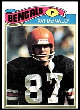 Pat McInally 1977 Topps football card