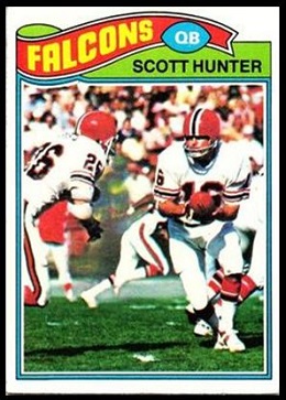 Scott Hunter 1977 Topps football card