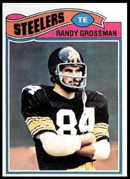 Randy Grossman 1977 Topps football card