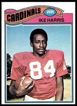 Ike Harris 1977 Topps football card