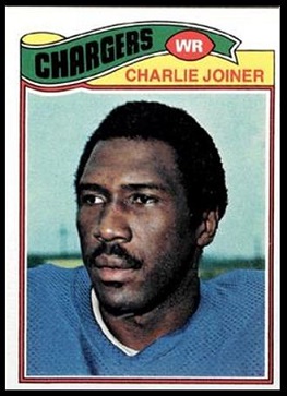 Charlie Joiner 1977 Topps football card