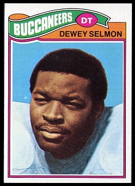 Dewey Selmon 1977 Topps football card