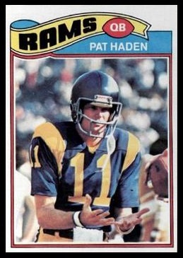 Pat Haden 1977 Topps football card