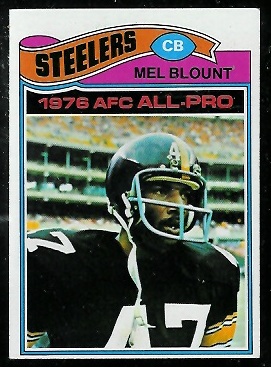 Mel Blount 1977 Topps football card