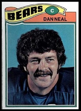 Dan Neal 1977 Topps football card