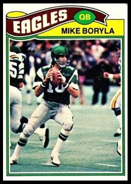 Mike Boryla 1977 Topps football card