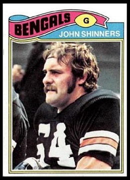 John Shinners 1977 Topps football card