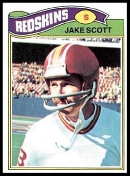 Jake Scott 1977 Topps football card