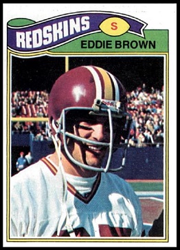 Eddie Brown 1977 Topps football card