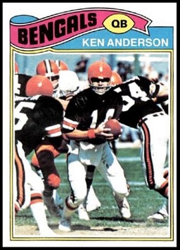 Ken Anderson 1977 Topps football card