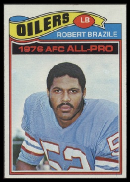 Robert Brazile 1977 Topps football card