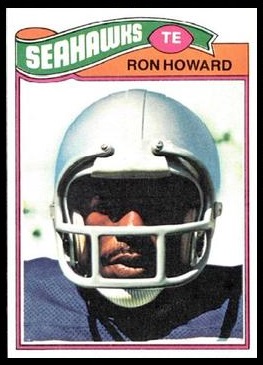 Ron Howard 1977 Topps football card