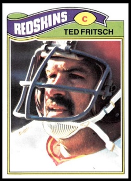 Ted Fritsch Jr. 1977 Topps football card