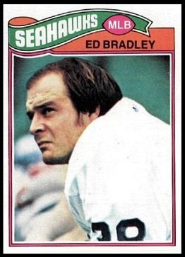 Ed Bradley Jr. 1977 Topps football card