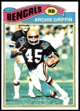 Archie Griffin 1977 Topps football card Archie Griffin 1977 Topps football card
