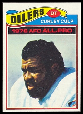 Curley Culp 1977 Topps football card