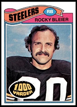 Rocky Bleier 1977 Topps football card