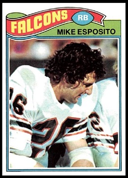 Mike Esposito 1977 Topps football card