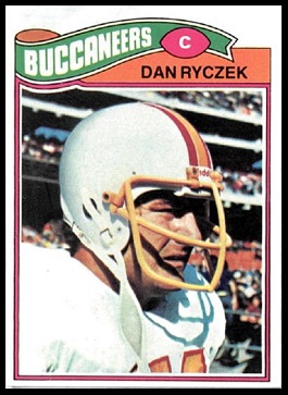 Dan Ryczek 1977 Topps football card
