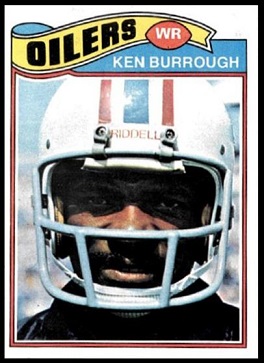 Ken Burrough 1977 Topps football card