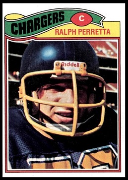 Ralph Perretta 1977 Topps football card