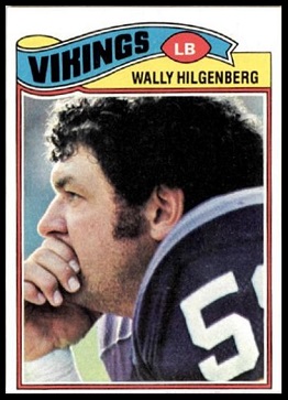 Wally Hilgenberg 1977 Topps football card