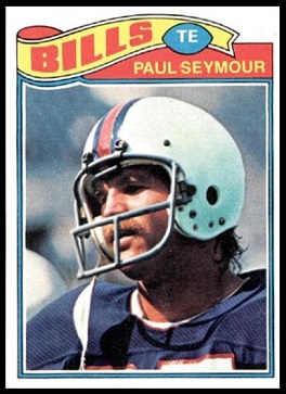 Paul Seymour 1977 Topps football card