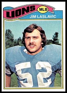 Jim Laslavic 1977 Topps football card