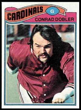 Conrad Dobler 1977 Topps football card