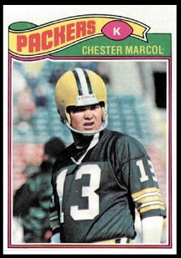 Chester Marcol 1977 Topps football card Chester Marcol 1977 Topps football card