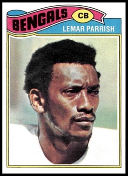 Lemar Parrish 1977 Topps football card