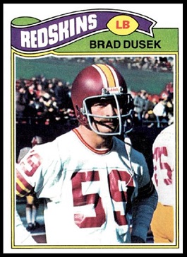 Brad Dusek 1977 Topps football card