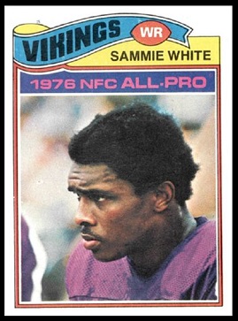 Sammy White 1977 Topps football card Sammy White 1977 Topps football card