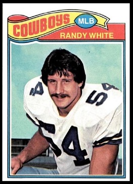 Randy White 1977 Topps football card