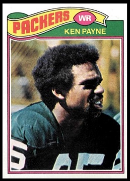 Ken Payne 1977 Topps football card