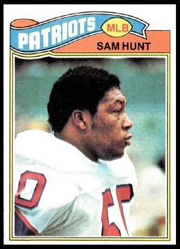 Sam Hunt 1977 Topps football card Sam Hunt 1977 Topps football card