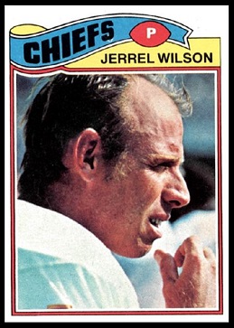 Jerrel Wilson 1977 Topps football card