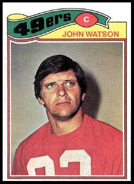 John Watson 1977 Topps football card