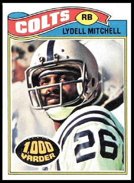 Lydell Mitchell 1977 Topps football card Lydell Mitchell 1977 Topps football card
